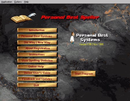 Personal Best Spelling for Children Screenshot